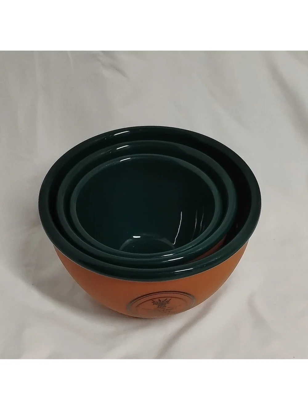 - Vintage Himark Terracotta Nesting Mixing Bowls Made in Portugal